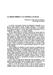 LA EDAD MEDIA Y LA NOVELA ACTUAL