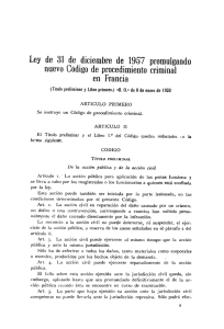 Ley de 31 de _diciembre de 1957 promulgando nuevo C0d1gn de