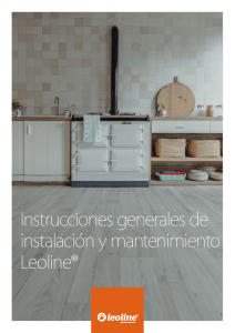 Instrucciones generales de instalación y mantenimiento Leoline®