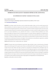 Vol. 11, N° 1, pp, 5.14 ISSN 1851—7862 DIFERENCIAS SEXUALES