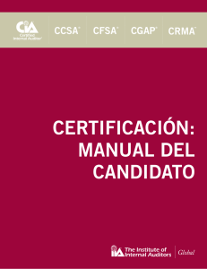 manual del candidato - The Institute of Internal Auditors