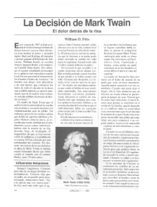 La Decisión de Mark Twain - College and University Dialogue