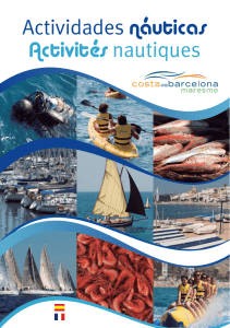 Actividades náuticas en el Maresme