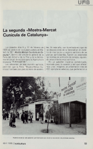 La segunda «Mostra-Mercat Cunícula de Catalunya»