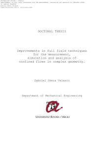 DOCTORAL THESIS Improvements in full field techniques for