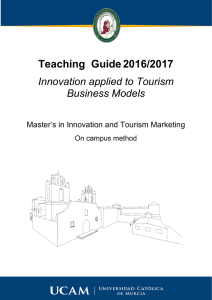 Innovation applied to Tourism Business Models