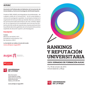 Díptico de las Jornadas - Universidad de La Rioja