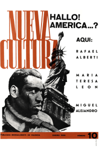 Nueva Cultura. Número 10. Enero 1936