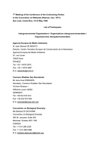 COP7 List of Participants - International Organisations.docx