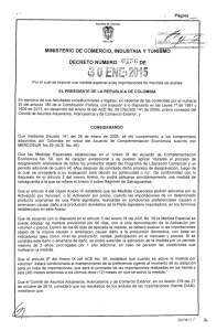 decreto 156 del 30 de enero de 2015