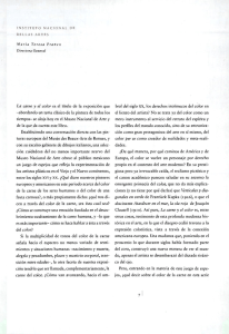 La carne y el color es el título de la exposición que