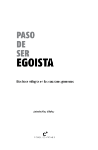 egoista - Cobel Ediciones