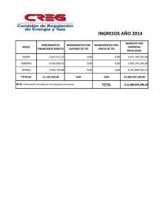 ingresos primer trimestre año 2014