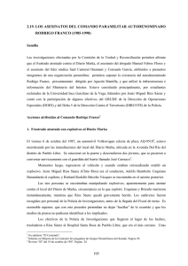 Comando Rodrigo Franco - Comisión de la verdad y Reconciliación