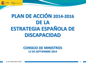 Plan de Acción 2014-2016 de la Estrategia Española