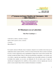 El Minotauro en su Laberinto - Aposta. Revista de Ciencias Sociales