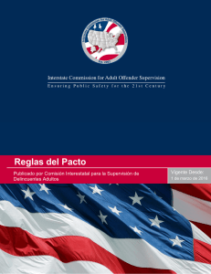 Reglas del Pacto - Interstate Commission for Adult Offender