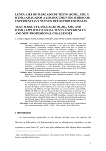 LENGUAJES DE MARCADO DE TEXTO (SGML, XML Y HTML