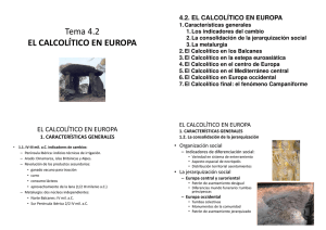 4.2. el calcolítico en europa