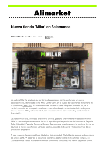 Nueva tienda `Milar` en Salamanca - Noticias de Electro