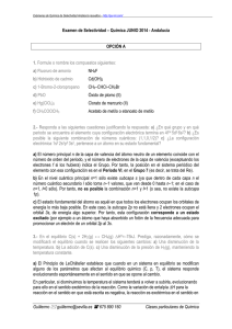 examen Junio-Andalucía Química Selectividad 2014 - qui