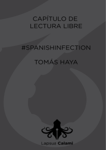 capítulo de lectura libre #spanishinfection tomás