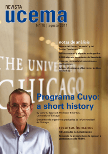 Programa Cuyo: a short history