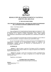 resolución de superintendencia nacional adjunta de aduanas