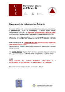 Bicentenari del naixement de Bakunin