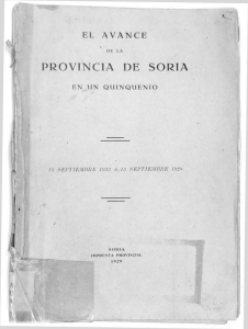PROVINCIA DE SORIA - Junta de Castilla y León