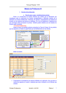 instrucciones para la elaboración de horarios en plumier