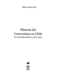 Historia del Comunismo en Chile