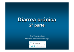 diarrea crónica - Clínica de Gastroenterología.