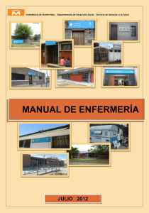 manual de enfermería - Intendencia de Montevideo.