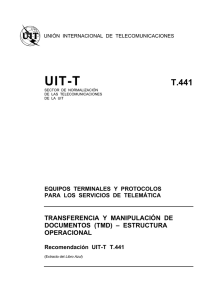 UIT-T Rec. T.441