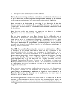 80 2. Por grave crisis política y conmoción interna. En un plazo de