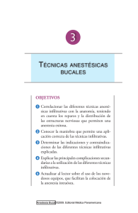 técnicas anestésicas bucales