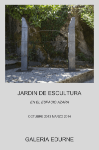 JARDIN DE ESCULTURA GALERIA EDURNE