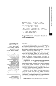 infección chagásica en estudiantes universitarios de santa fe