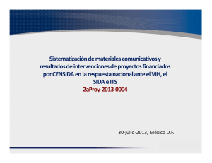 Sistematización de materiales comunicativos y resultados de