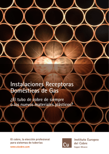 Instalaciones Receptoras Domésticas de Gas