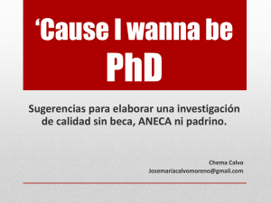 `Cause I wanna be PhD