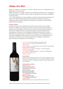 Añada 2011 Descargar PDF - Bodegas y Viñedos La Mejorada