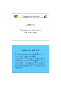 Archivos - Departamento de Informática