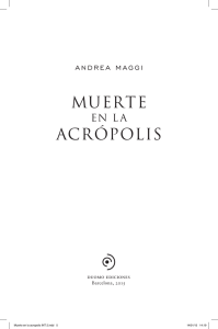 MUERTE ACRÓPOLIS - Duomo Ediciones