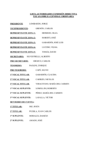 lista autoridades