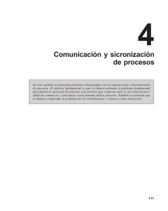 Comunicación y sicronización de procesos