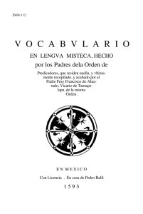 ALVARADO Vocabulario 1593