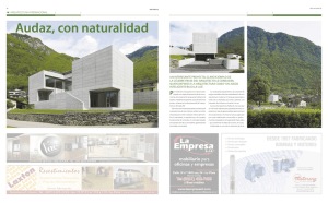 Audaz, con naturalidad - Davide Macullo Architects