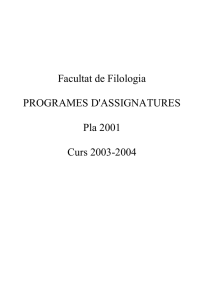 2003-2004 - Universitat de Barcelona